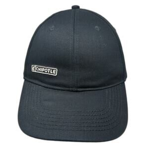 Loomstate Chipotle Hat Baseball Cap Black One Size Strapback Organic Cotton
